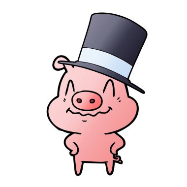 gergin çizgi film zengin domuz