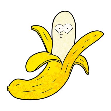 çizgi film muz ile yüz