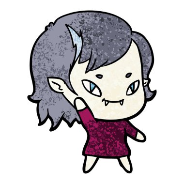 çizgi film dostu vampir kız