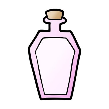 vektör çizim karikatür şişe