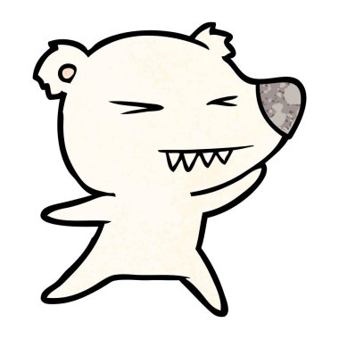 kızgın kutup ayısı karikatür