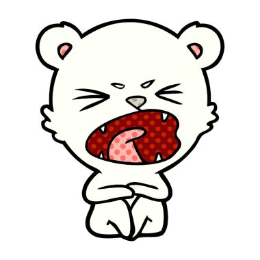 kızgın kutup ayısı karikatür