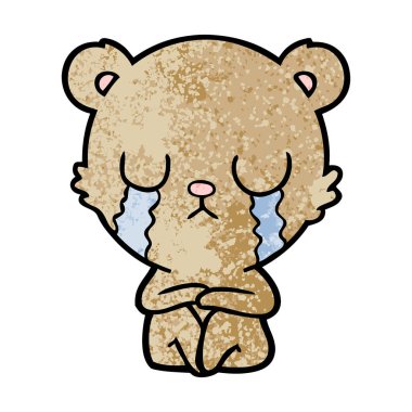 Çizgi film ayısının vektör çizimi