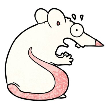 Çizgi film faresinin vektör çizimi