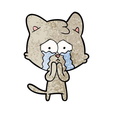 Çizgi film kedisinin vektör çizimi