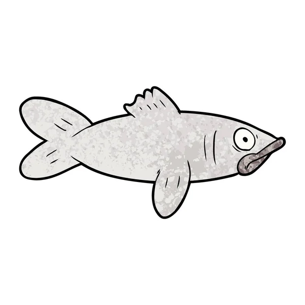 Vector Illustration Cartoon Fish — Stock Vector