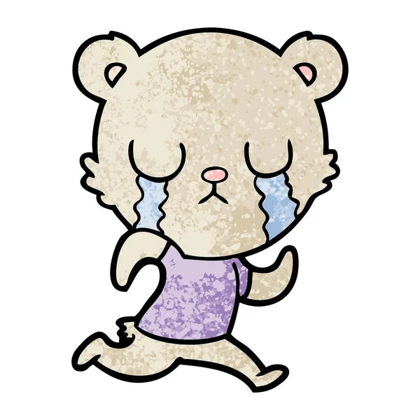 泣いてクマ漫画 Chraracter — ストックベクタ