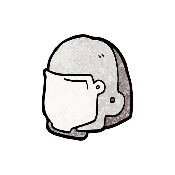 漫画ヘルメットのベクトル イラスト — ストックベクタ