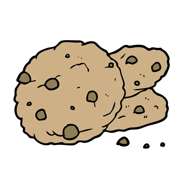 Illustration Vectorielle Cookies Dessin Animé — Image vectorielle