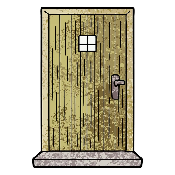 Illustration Vectorielle Porte Dessin Animé — Image vectorielle