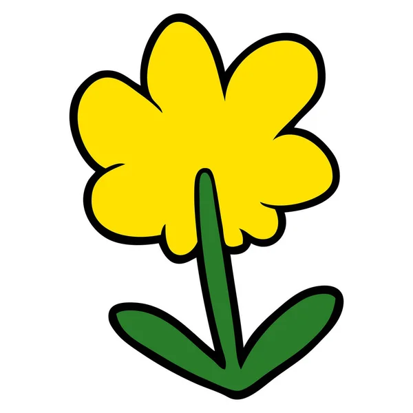 Vektorillustration Der Cartoon Blume — Stockvektor