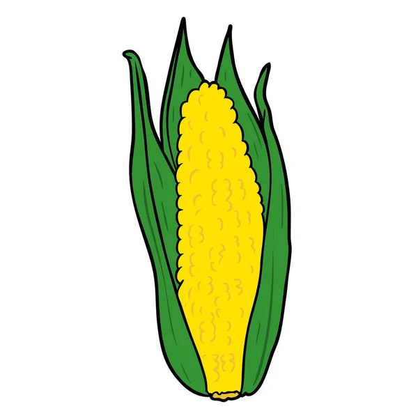 Векторная Иллюстрация Органической Кукурузы — стоковый вектор