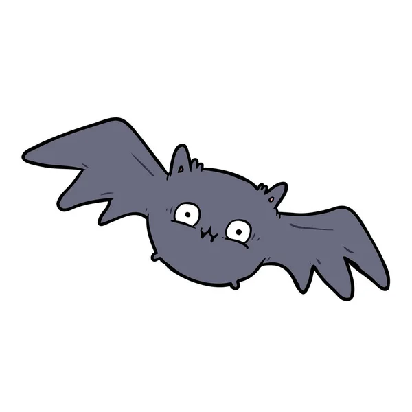 Murciélago Halloween Vampiro Dibujos Animados — Vector de stock