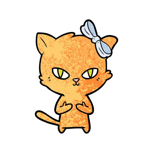 Cute cartoon cat icon - Stock Image - Everypixel