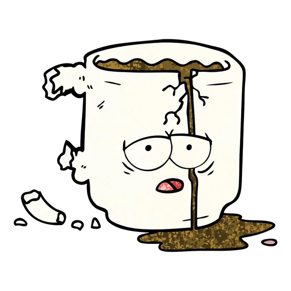 Vector Illustration Cartoon Broken Mug — Stock Vector