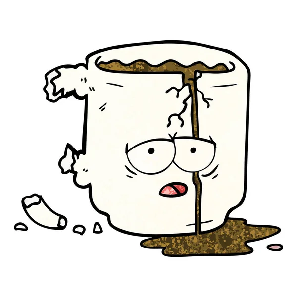 Illustration Vectorielle Tasse Cassée Dessin Animé — Image vectorielle