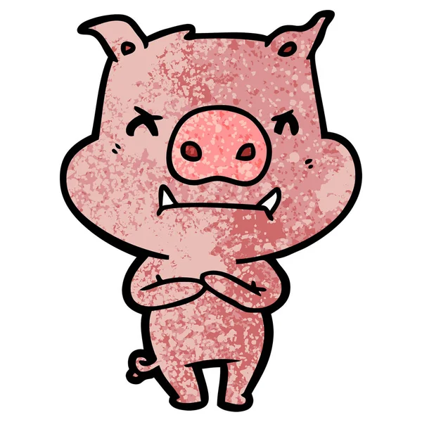 Illustration Vectorielle Porc Dessin Animé — Image vectorielle