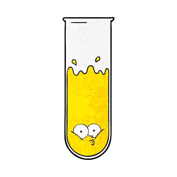 cartoon test tube — Stock Vector © lineartestpilot 59644193