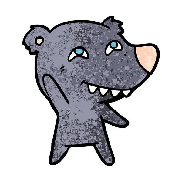 ayı çizgi film karakteri vektör çizim 