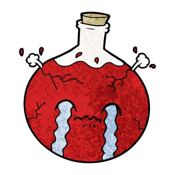 Vectorillustratie Voor Cartoon Potion — Stockvector