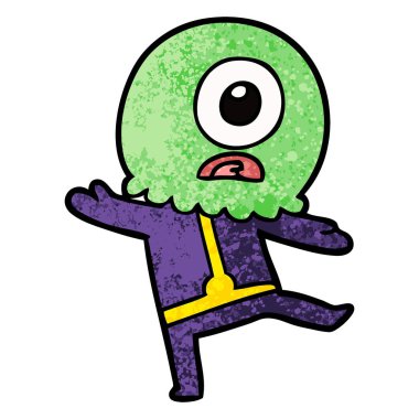 çizgi film Tepegöz'ü yabancı uzay adamı