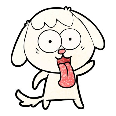 Çizgi film köpeğinin vektör çizimi