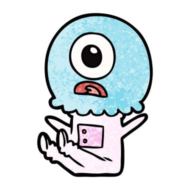 çizgi film Tepegöz'ü yabancı uzay adamı