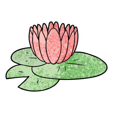 vektör çizim karikatür nilüfer