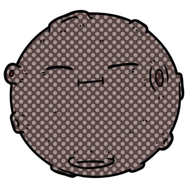 Çizgi film uydusunun vektör çizimi