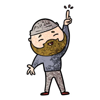 vektör çizim tasarım beyaz arka plan üzerinde izole karikatür kişi