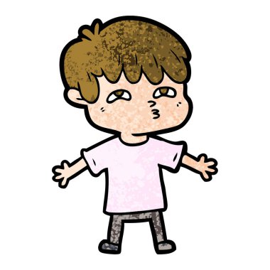 vektör çizim karikatür adam