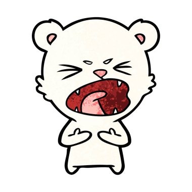 kızgın kutup ayısı karikatür