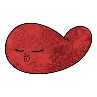 vektör çizim karikatür mesane