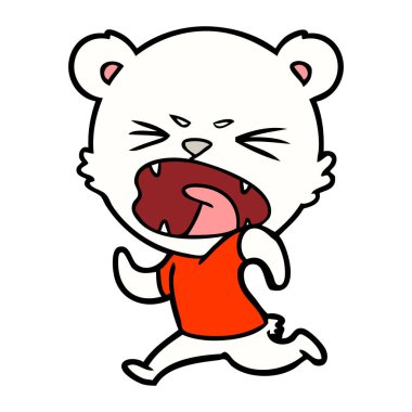 kızgın kutup ayısı karikatür