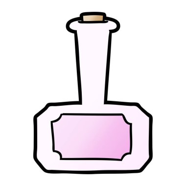 vektör çizim karikatür şişe