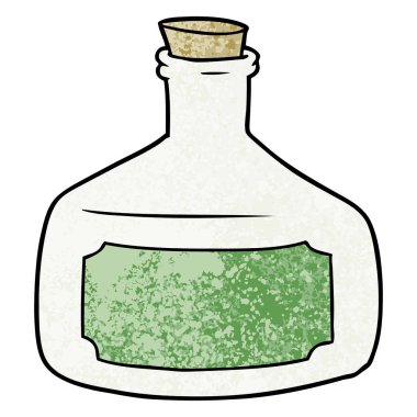 vektör çizim karikatür şişe