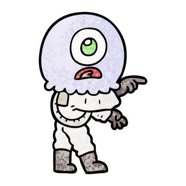 vektör çizim tasarım beyaz arka plan üzerinde izole karikatür yabancı