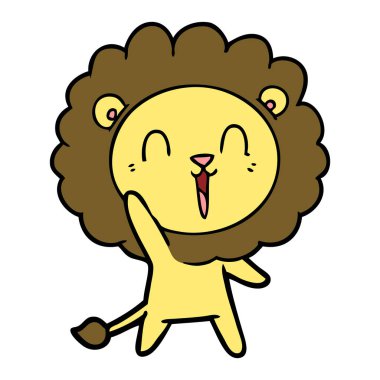 Çizgi film karakterinin vektör çizimi