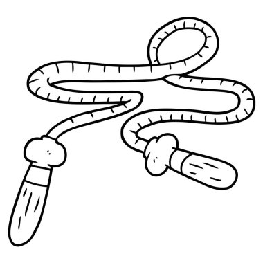 vektör çizim karikatür ip