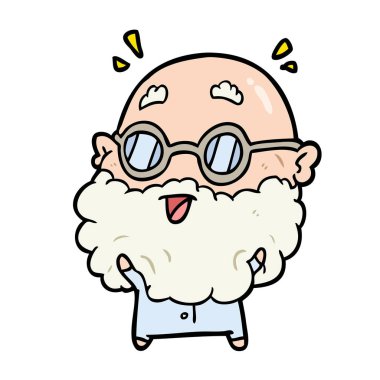 sevimli çizgi yaşlı adam şaşırttı