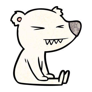 kızgın kutup ayısı karikatür