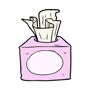 çizgi film kutu mendil