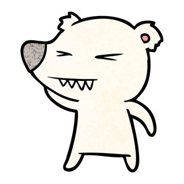 kızgın kutup ayısı karikatür