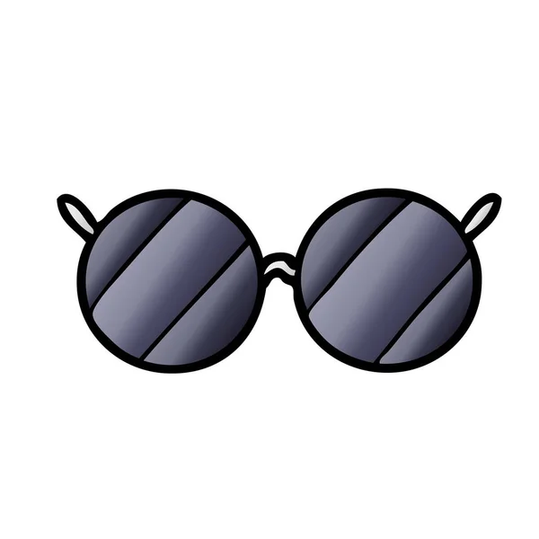 Ilustração Vetorial Óculos Sol Desenhos Animados —  Vetores de Stock