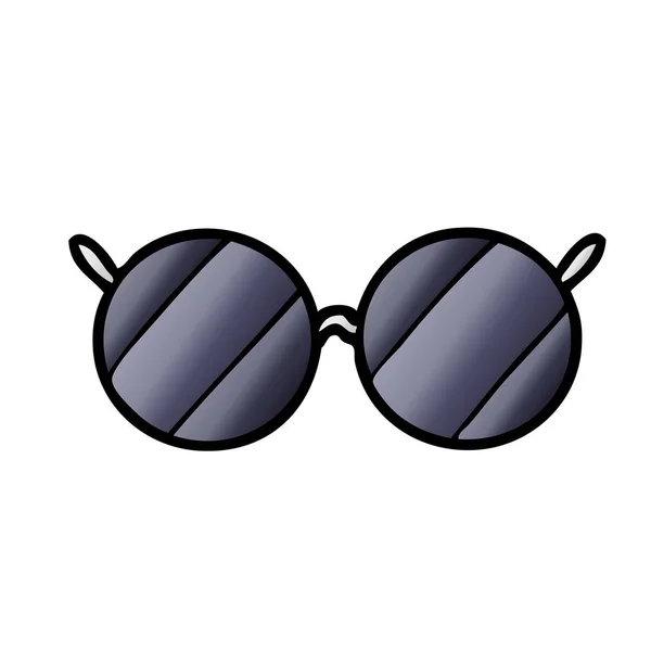 Vector Illustration Cartoon Sunglasses — Stock Vector