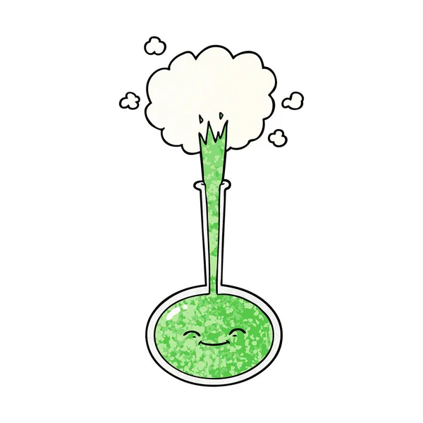 Vectorillustratie Cartoon Chemische Reactie — Stockvector