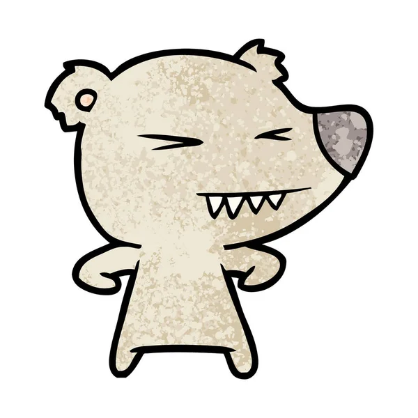 Εικονογράφηση Διάνυσμα Αρκούδα Κινούμενα Σχέδια Chraracter — Διανυσματικό Αρχείο