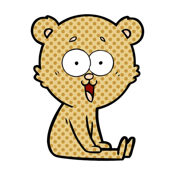 Векторная Иллюстрация Медвежьего Мультфильма Chraracter — стоковый вектор