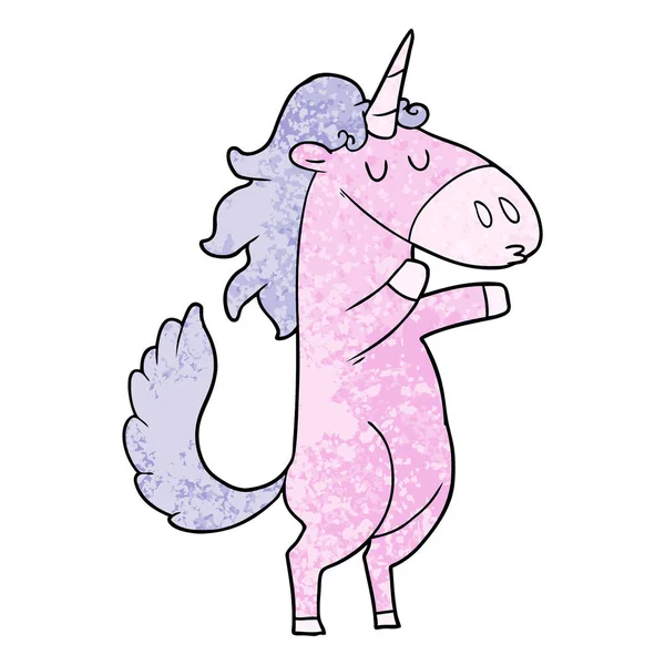 Vektör Çizim Karikatür Unicorn — Stok Vektör