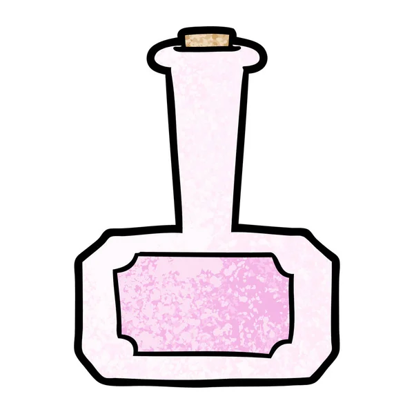 Vector Illustration Design Cartoon Pink Jar Isolated White Background — Stock Vector